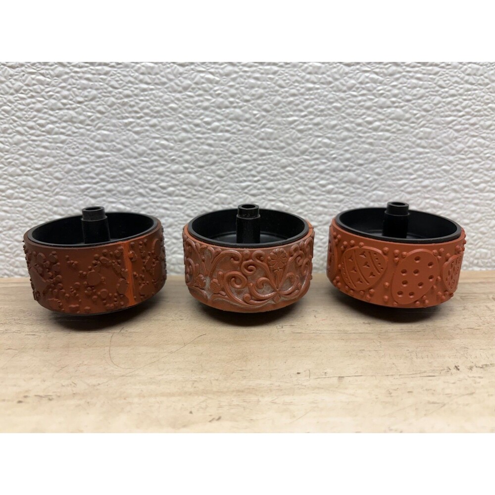 Set Of 3 Stampin Around Rubber Wheels Stamps